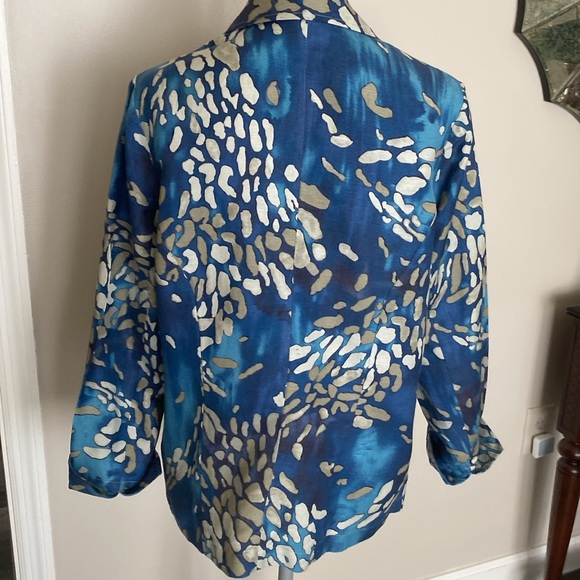 Sophisticated Linen blend jacket - Picture 7 of 15